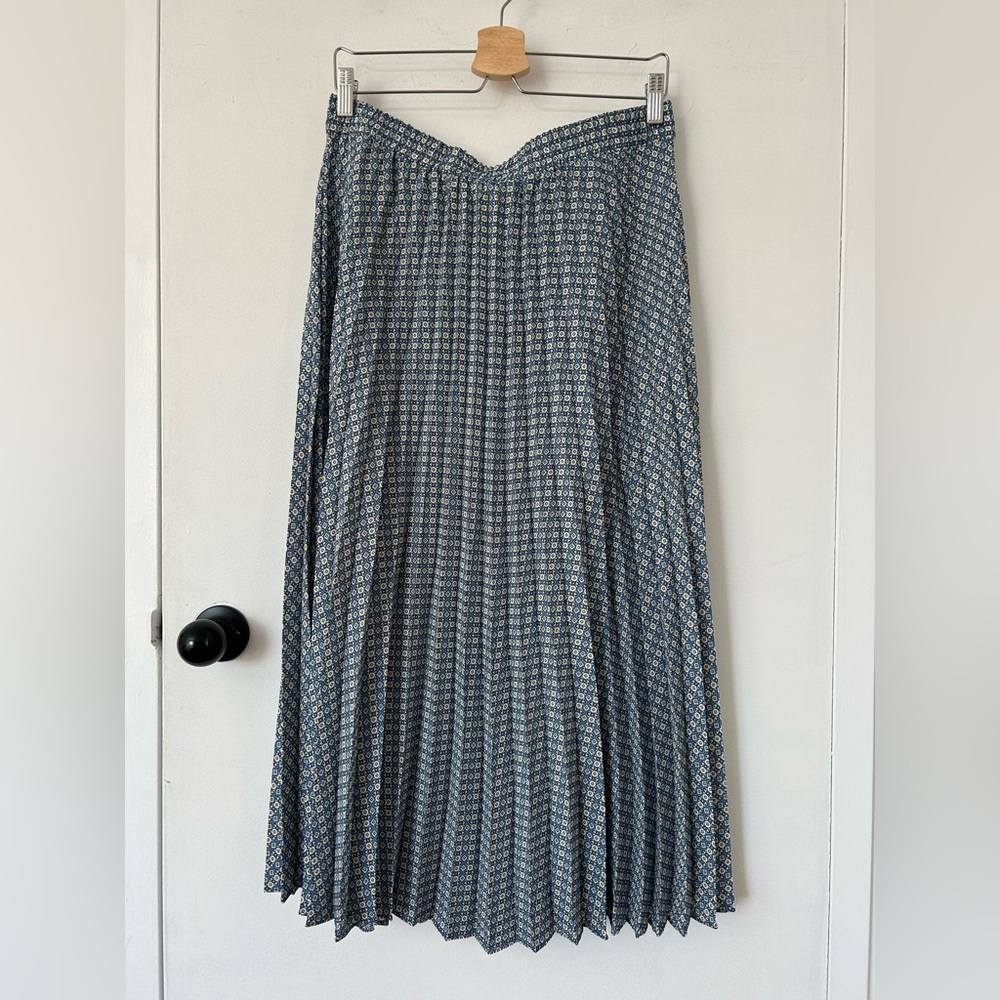 MAX STUDIO PATTERNED MIDI SKIRT SIZE L